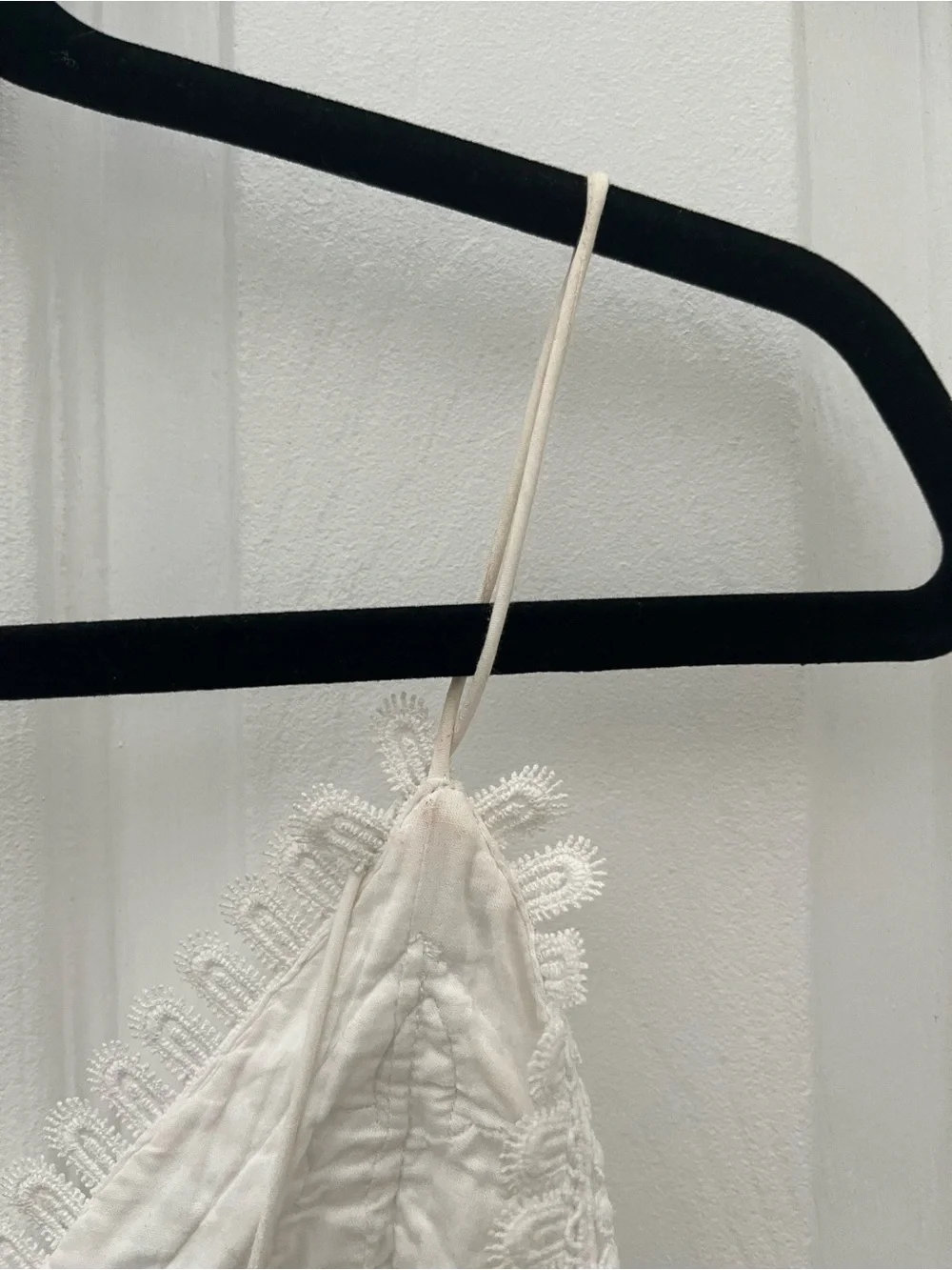 Zara White Crochet Bodice Spaghetti Strap Top - Picture 6 of 14